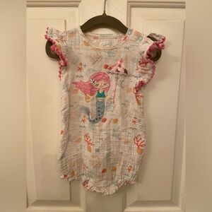Mud Pie Pastel Baby Romper
